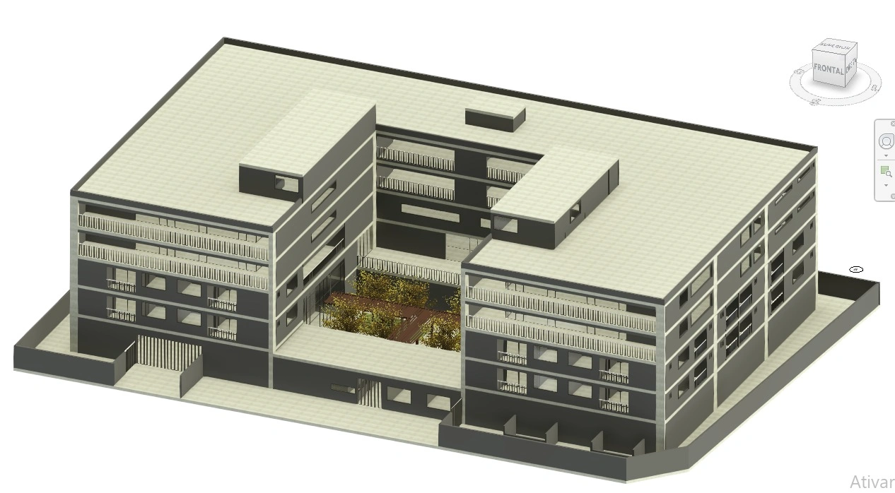 Empreendimento residencial em construção